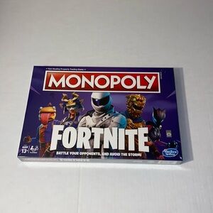 Hasbro Monopoly Fortnite Battle Your Opponent, And Avoid The Storm Game New